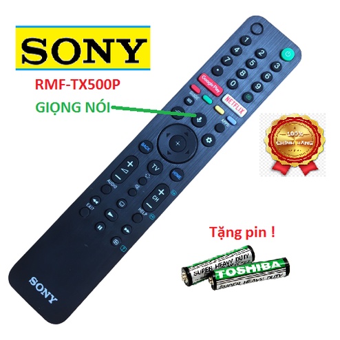 Điều khiển tivi sony giọng nói,remote điều khiển tivi sony RMFTX500P
