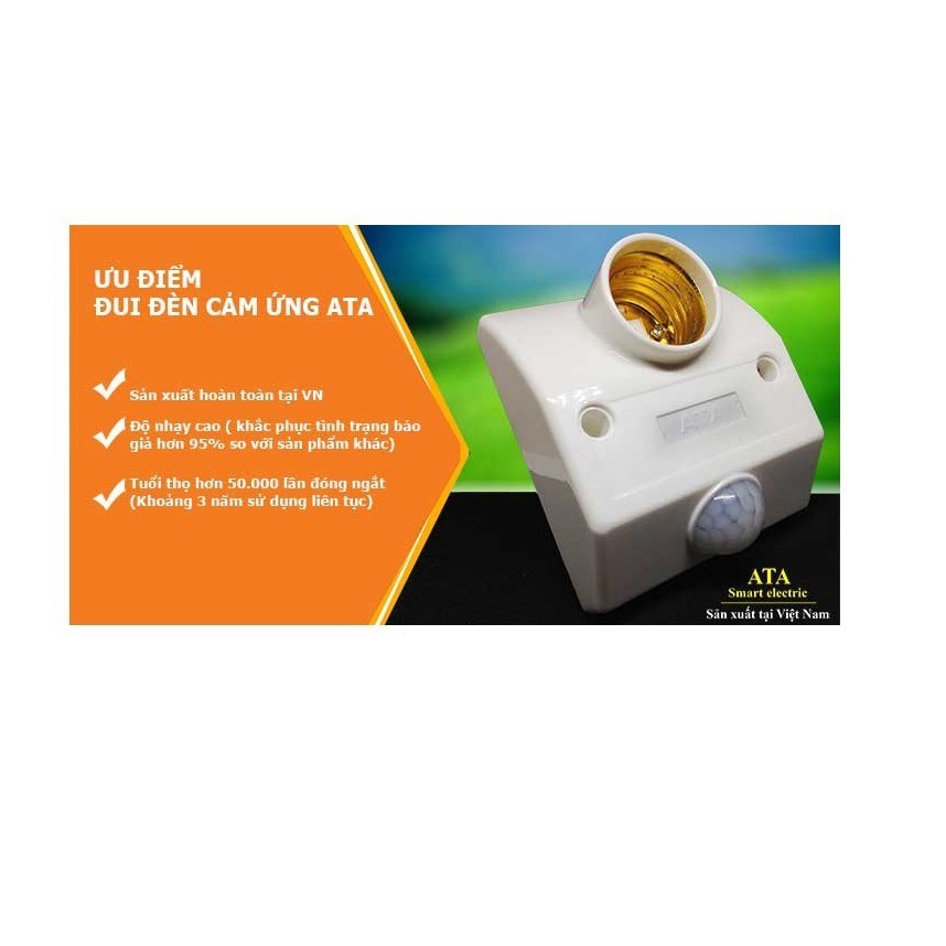 [Giao Hỏa Tốc Trong Ngày] Đui đèn cảm ứng ATA AT18
