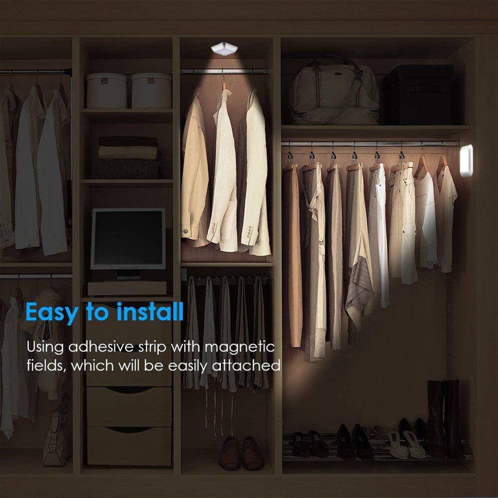 YIYU Đèn Cảm Biến Chuyển Động Hồng Ngoại PIR Gắn Tủ Quần Áo / Cầu Thang / Tường Phòng Ngủ