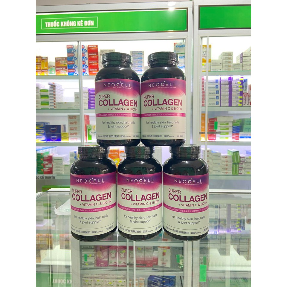 NEOCELL SUPER COLLAGEN + VITAMIN C & BIOTIN 360 VIÊN