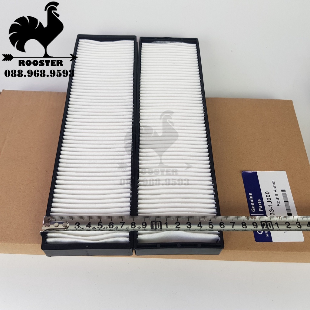 Lọc gió điều hòa ô tô , máy lạnh xe Hyundai I20  Mã: 971331J000)