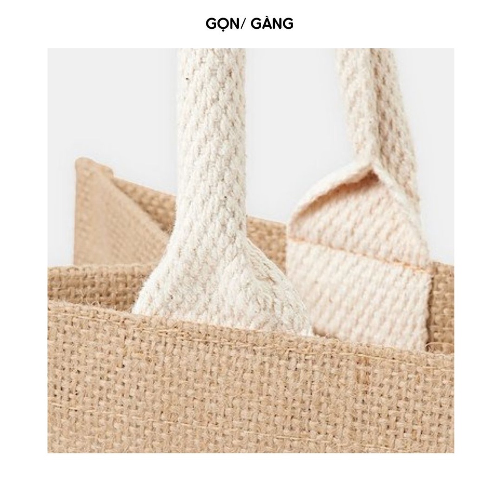 Túi cói đi biển vintage COMBO 4 túi chống nước các size A6 B5 A4 A3 form cứng đựng quần áo đi biển đi du lịch đi làm