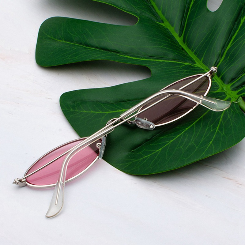 Kính mát gọng tròn bằng kim loại hình oval chất lượng theo phong cách vintage dành cho nam và nữ | BigBuy360 - bigbuy360.vn