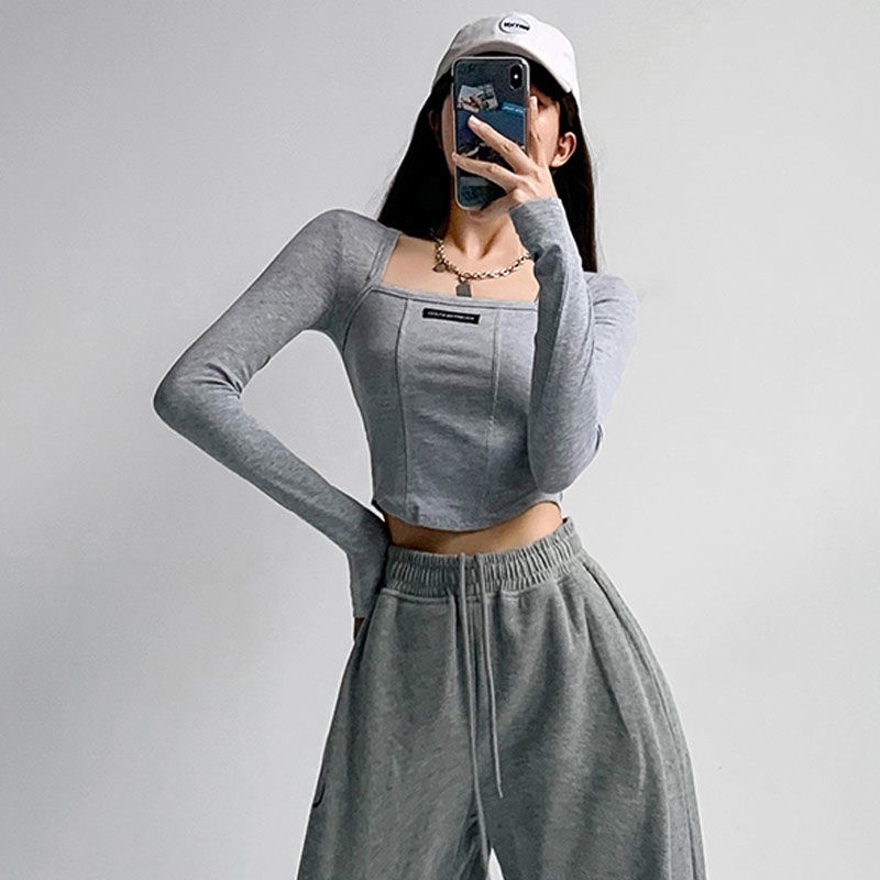 Áo thun COZOKC dài tay đơn giản thời trang