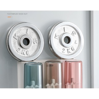 Kệ để bàn chải kem đánh răng ecoco E1925 kèm 3 cốc