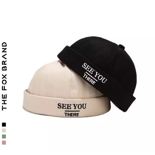 Nón beanie vành tròn mũ tròn miki hat unisex phong cách retro Hàn Quốc nam nữ