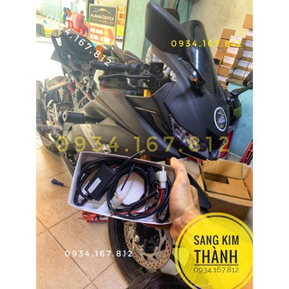 Bộ Mạch Bật Tắt Đèn Xe R15 V3 Và Đèn Trợ Sáng Tích Hợp Trên Nút Passing zin xe
