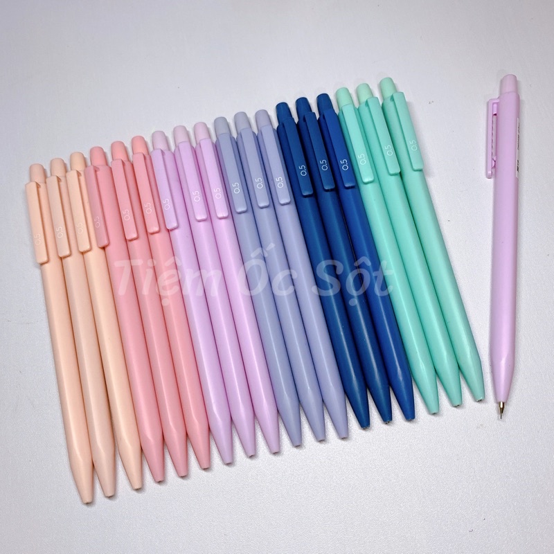 Combo bút chì kim  TM01688 Màu pastel 0.5 Bút chì bấm văn phòng phẩm - Tiệm Ốc Sột-BU010
