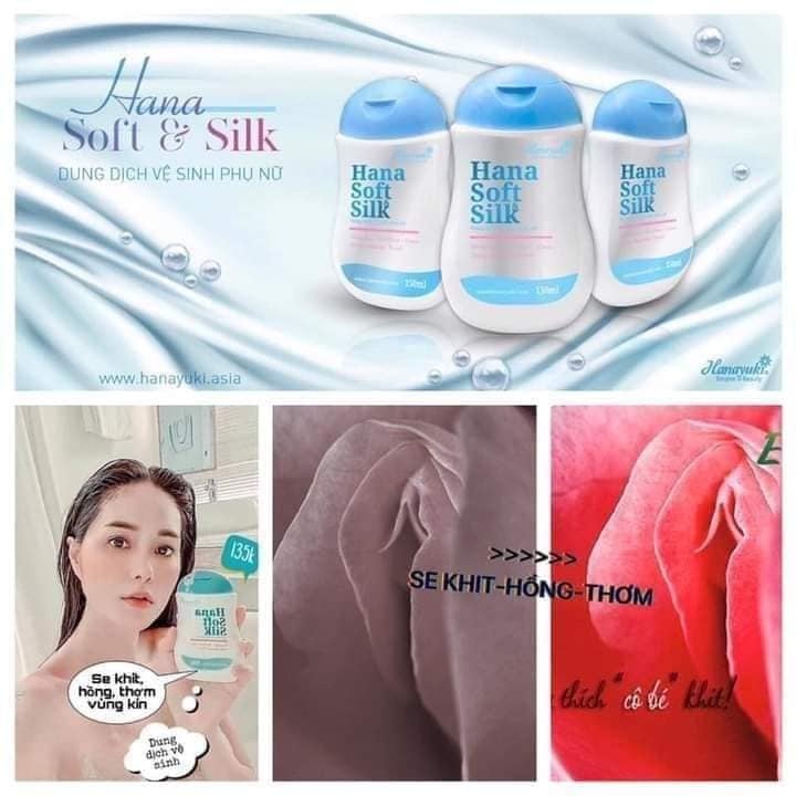 [CHÍNH HÃNG 100%] Dung Dịch Vệ Sinh HANA SOFT SILK 150ml