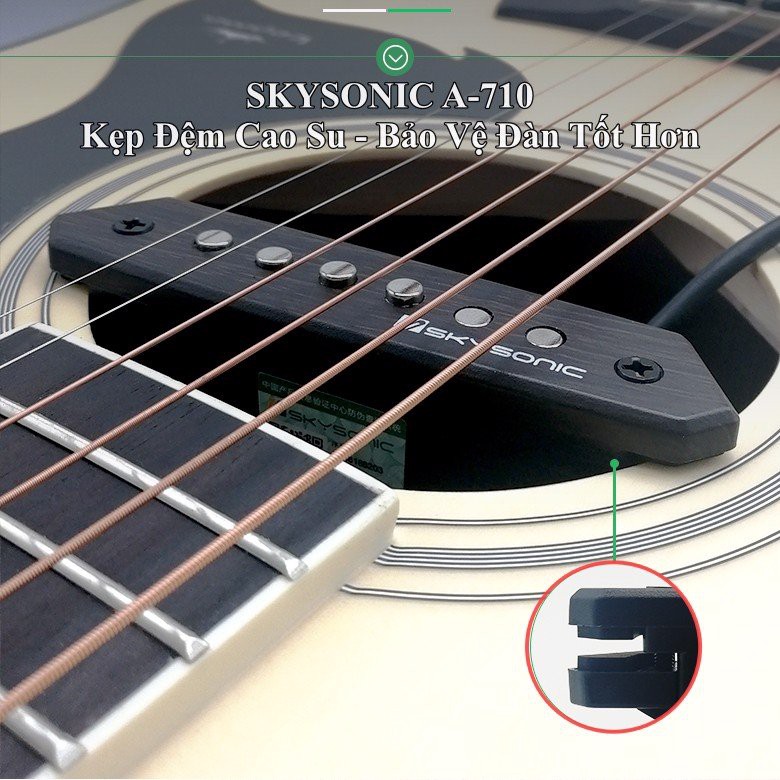 Pickup Đàn Acoustic Guitar Skysonic A-710 (Bộ thu âm Guitar)