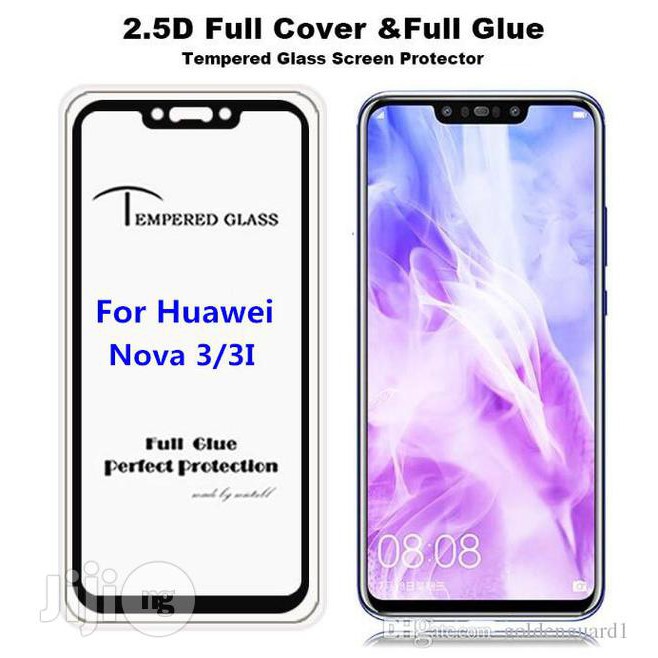 Kính cường lực full màn Huawei Nova 3 / Nova 3i Đen