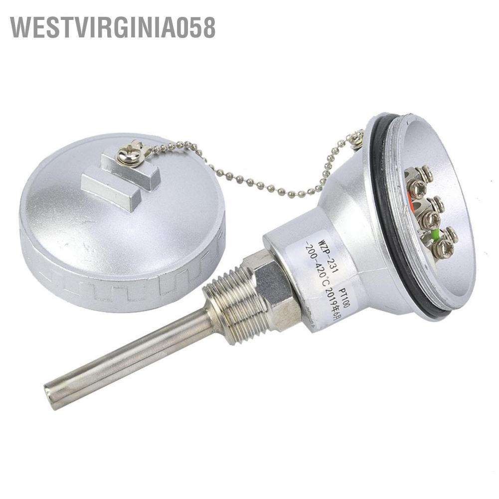 Có thể bán buôn Đầu dò cảm biến nhiệt độ RTD PT100 Đầu cuối cặp nhiệt điện 1/2 &quot;NPT Westvirginia058 Hàng giao ngay