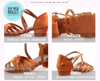 Giày khiêu vũ quai đan size 24-40