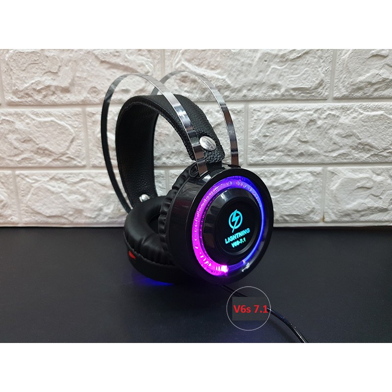 Tai nghe Lightning v6s 7.1 mic ngắn