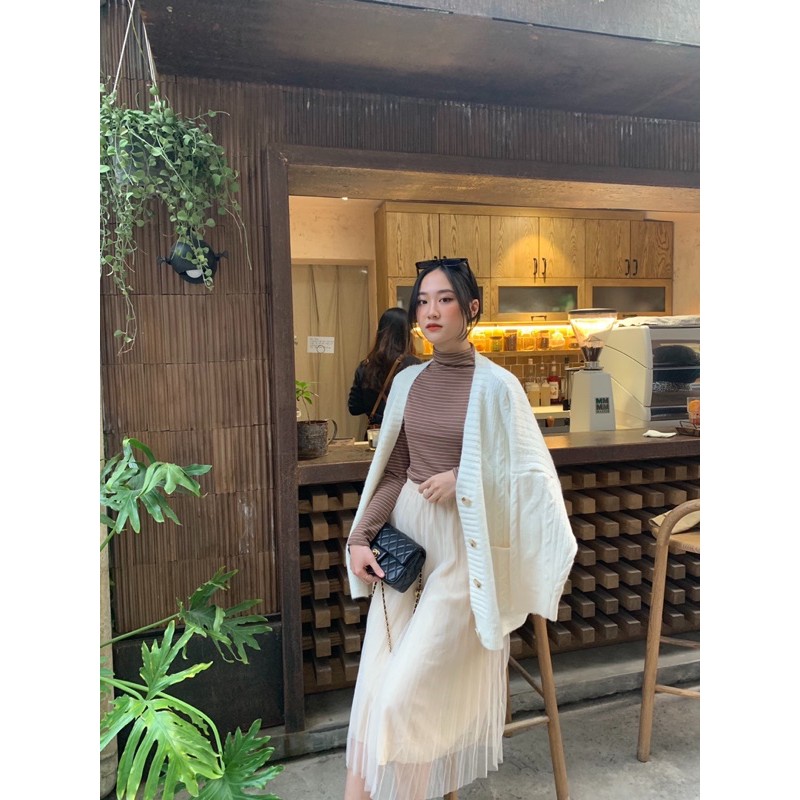 CARDIGAN VẶN THỪNG HÀN QUỐC ( siêu mềm mịn- ảnh thật-hàng sẵn)