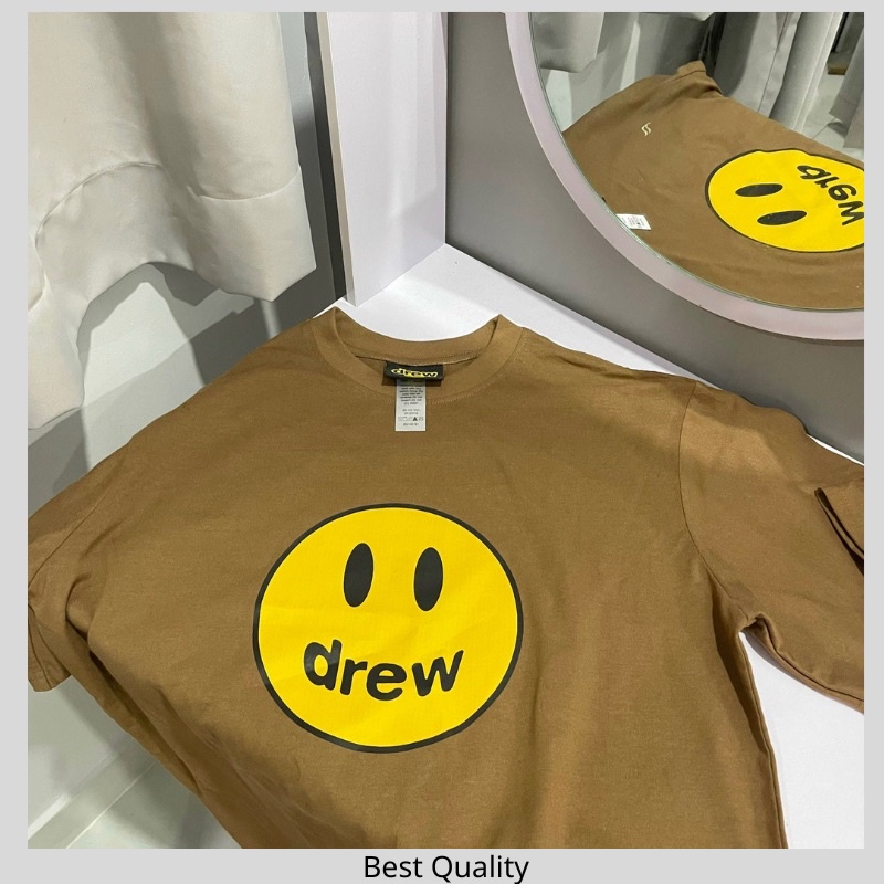 Áo thun Drew in hình siêu cấp Áo Drew mặt cười nam nữ cao cấp