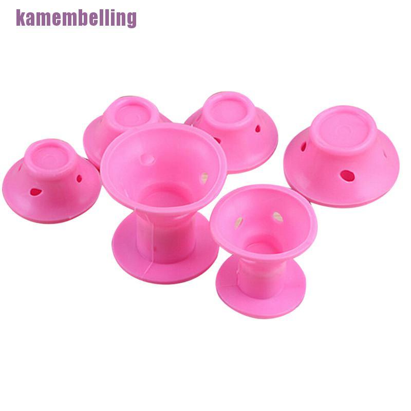 Set 10 Lô Cuốn Tóc Bằng Silicon Mềm DIY Dành Cho Nữ