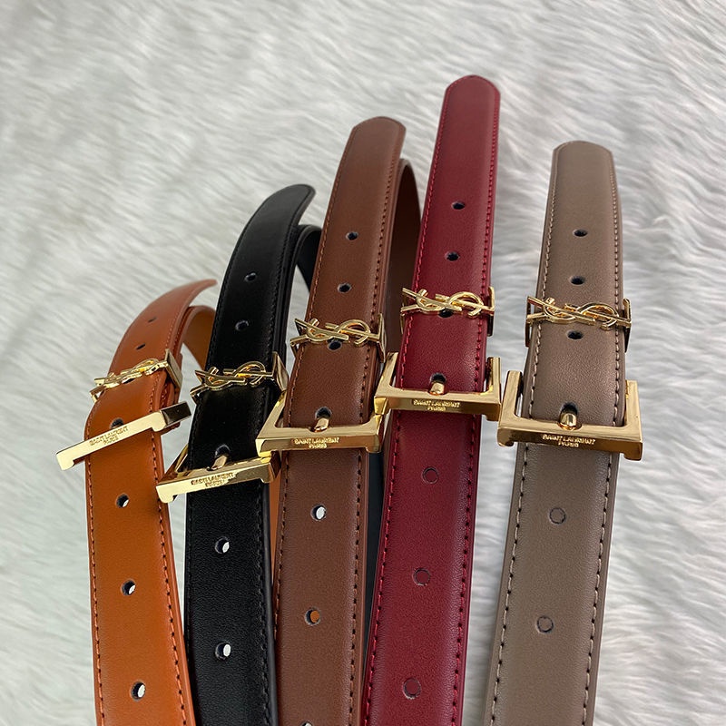 Ysl Thắt Lưng! Thắt Lưng Unisex Dùng Làm Quà Tặng Sinh Nhật Mới