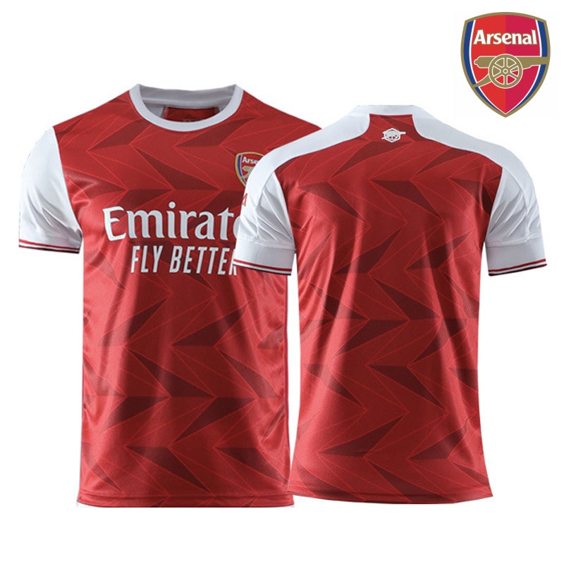Áo Thun Đá Banh Đội Tuyển Arsenal 2020-2021 Câu Lạc Bộ Lacazette Ozil Aubameyang TShirt Plus