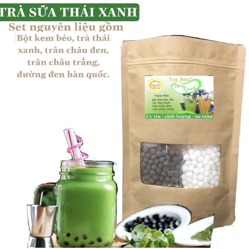 set Trà Sữa Thái Xanh / 450gr nấu được 10 ly