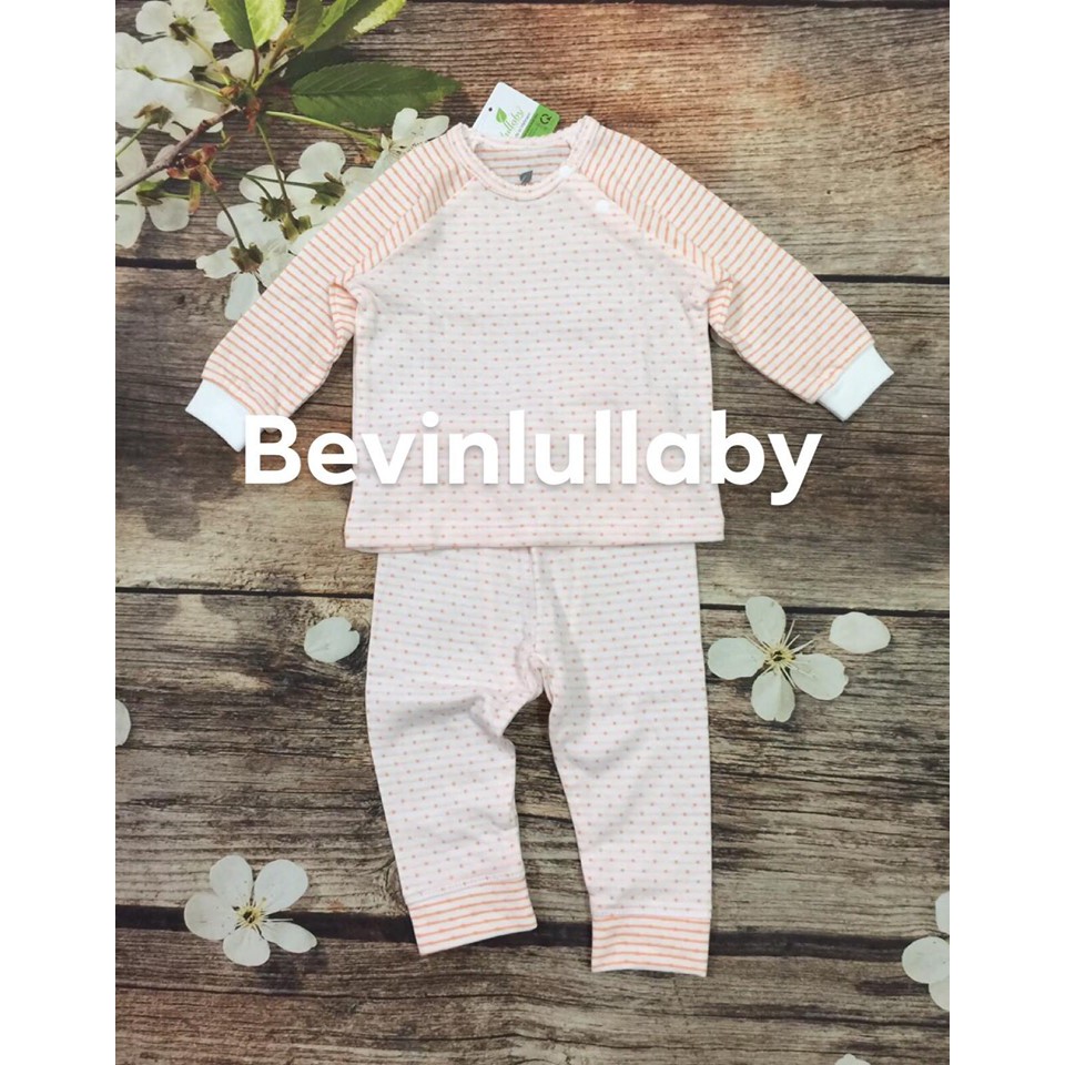 Bộ Raglan bé gái tay dài 2 lớp Lullaby (Hàng Sale)