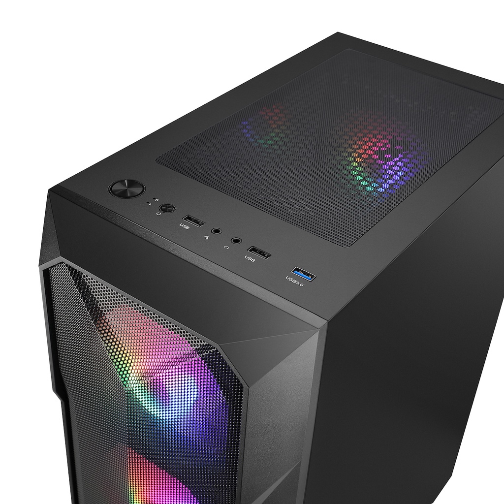 Vỏ case JETEK R1 (TẶNG KÈM 3 FAN RGB)