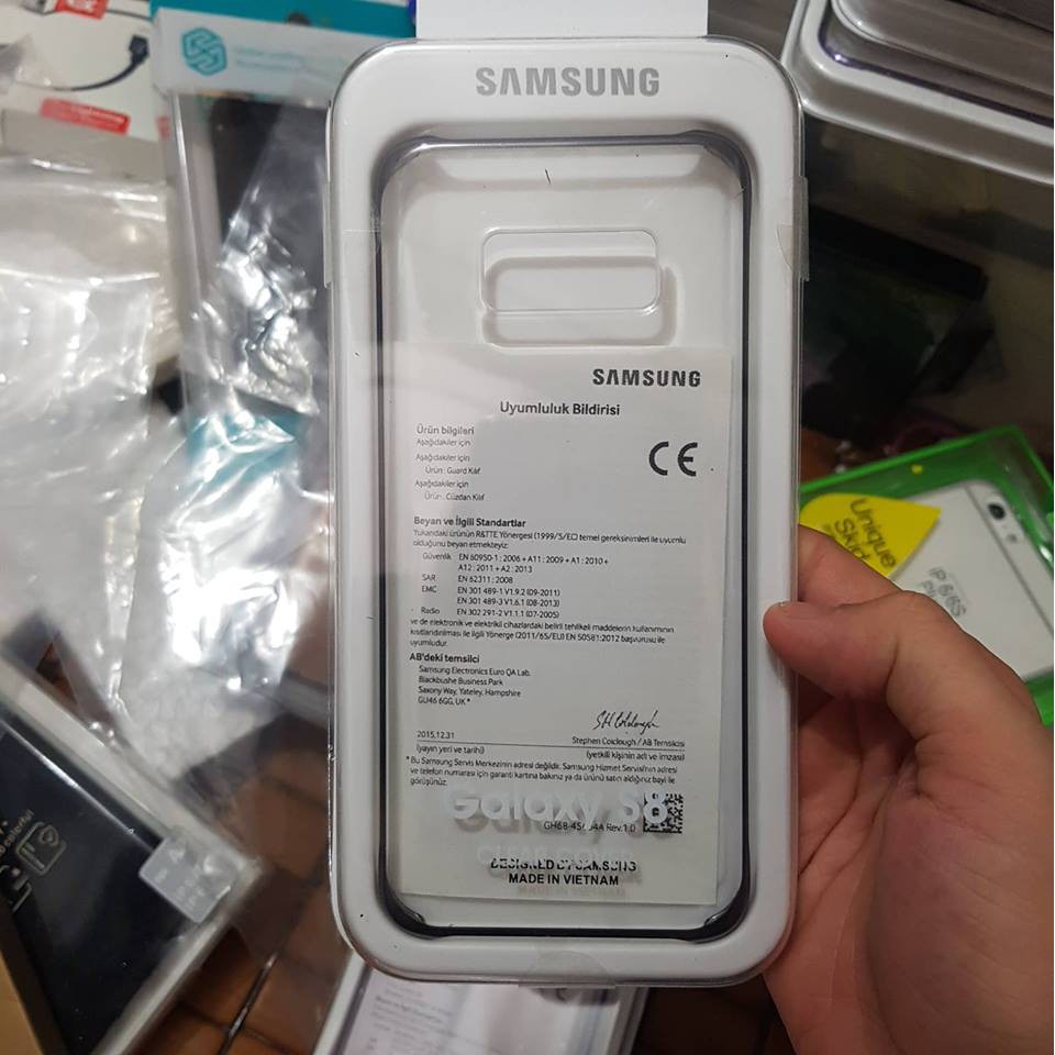 Ốp lưng Clear cover Samsung S8