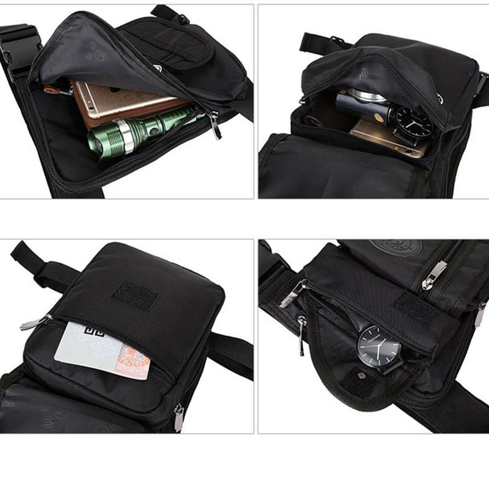 Canvas Waist Bag Fanny Pack Racing Drop Leg Bag Motorcycle Outdoor Bag Pouch | BigBuy360 - bigbuy360.vn