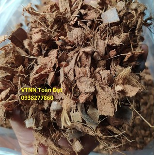 (500g) Giá thể xơ dừa trồng lan Coco Coir Chip Grow!T, mụn dừa trồng Cây Grow !T tiêu chuẩn xuất khẩu