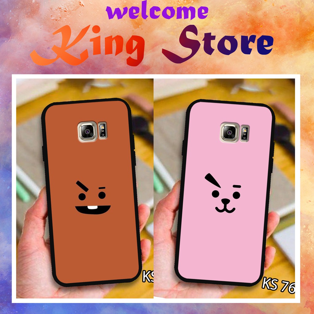 Ốp lưng SamSung Galaxy NOTE 3/NOTE 4/NOTE 5 in hình BST BT21 siêu đẹp, độc, lạ_KINGSTORE.HN_Ốp SS NOTE3/NOTE4/NOTE5