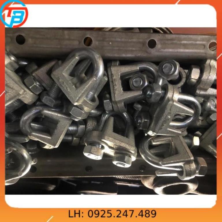 Khoá cáp phi 12 (ốc xiết cáp phi 12) cáp thép giá sỉ