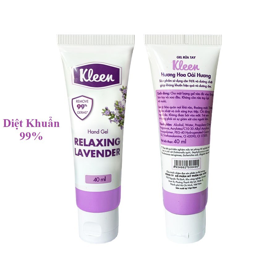 Gel rửa tay Khô - Hương Lavender 40ml | BigBuy360 - bigbuy360.vn