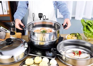 Bộ Nồi Hấp 3 Tầng Đa Năng