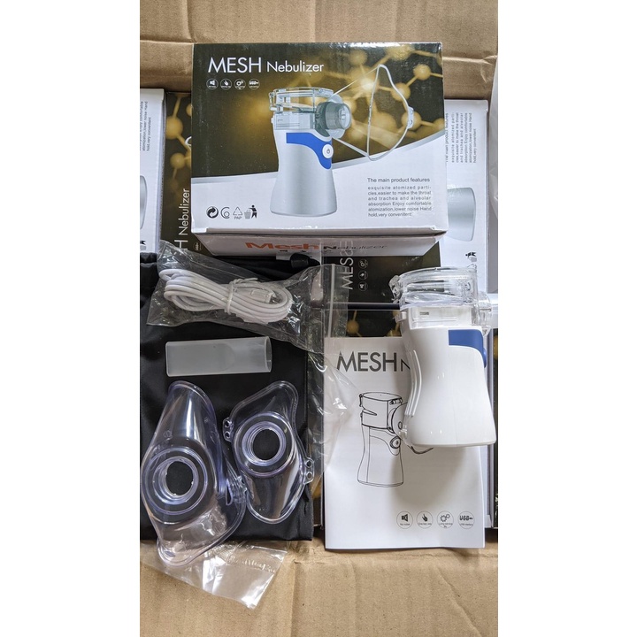 Máy xông khí dung cầm tay Mesh Nebulizer, xông tinh dầu, phun sương giữ ẩm mặt.