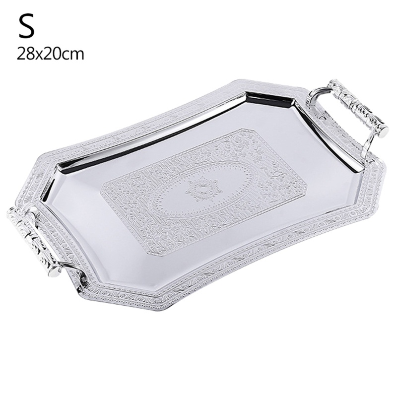 Khay Đựng Đồ Đa Năng Bằng Thép Không Gỉ Kiểu Dáng Thanh Lịch