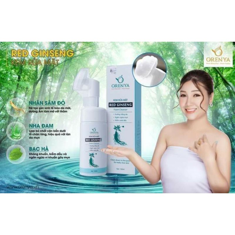 Kem Rửa Mặt Nhân Sâm Đỏ Hàn Quốc Red Ginseng – 150ml_ Sửa rửa mặt cho nam nữ