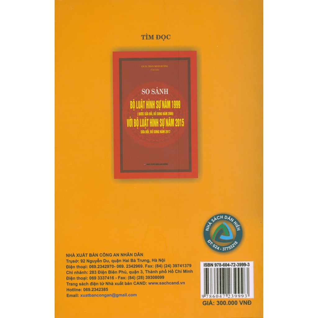 Sách - So Sánh Bộ Luật Tố Tụng Hình Sự Năm 2003 Với Bộ Luật Tố Tụng Hình Sự Năm 2015