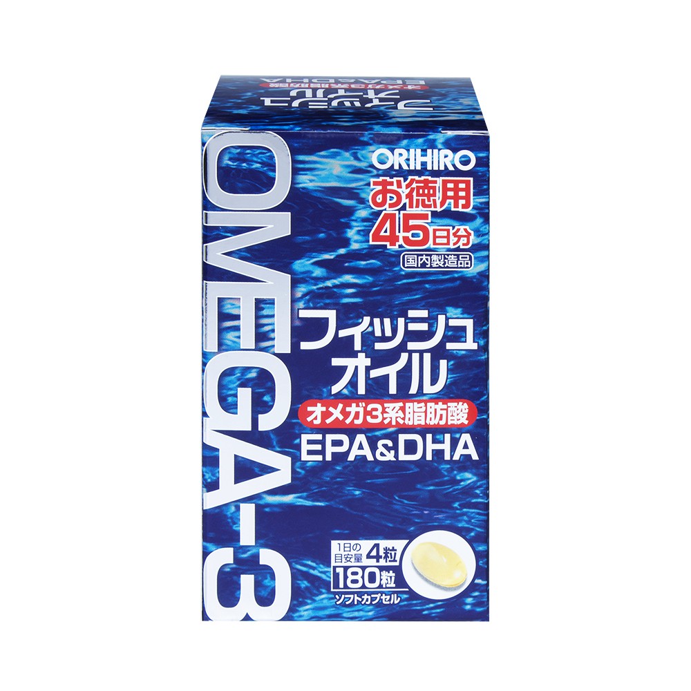 Viên uống bổ mắt Omega-3 Orihiro 180 viên