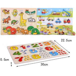 Bảng Ghép Hình Núm Gỗ CX