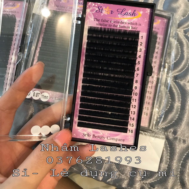 Mi STAR  giá ưu đãi , chất lượng mi tuyệt vời dành cho tất cả thợ nối mi