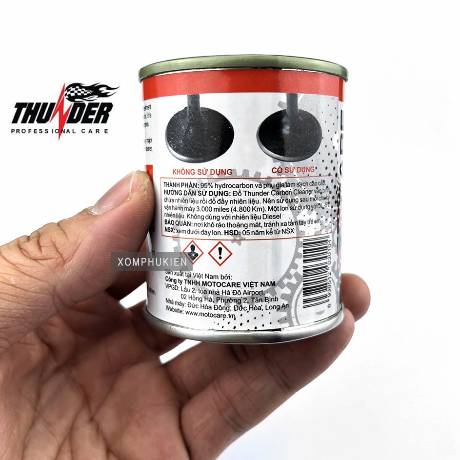 Vệ Sinh Buồng Đốt , Kim Phun Thunder Carbon Cleaner 75ml