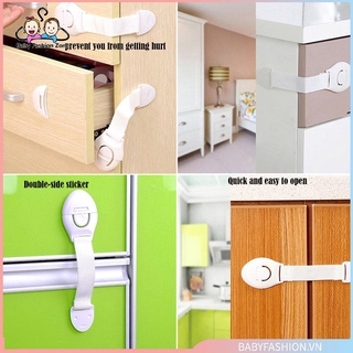 Dây khóa vải chốt chặn cửa tủ lạnh ngăn kéo giữ an toàn dành cho trẻ em