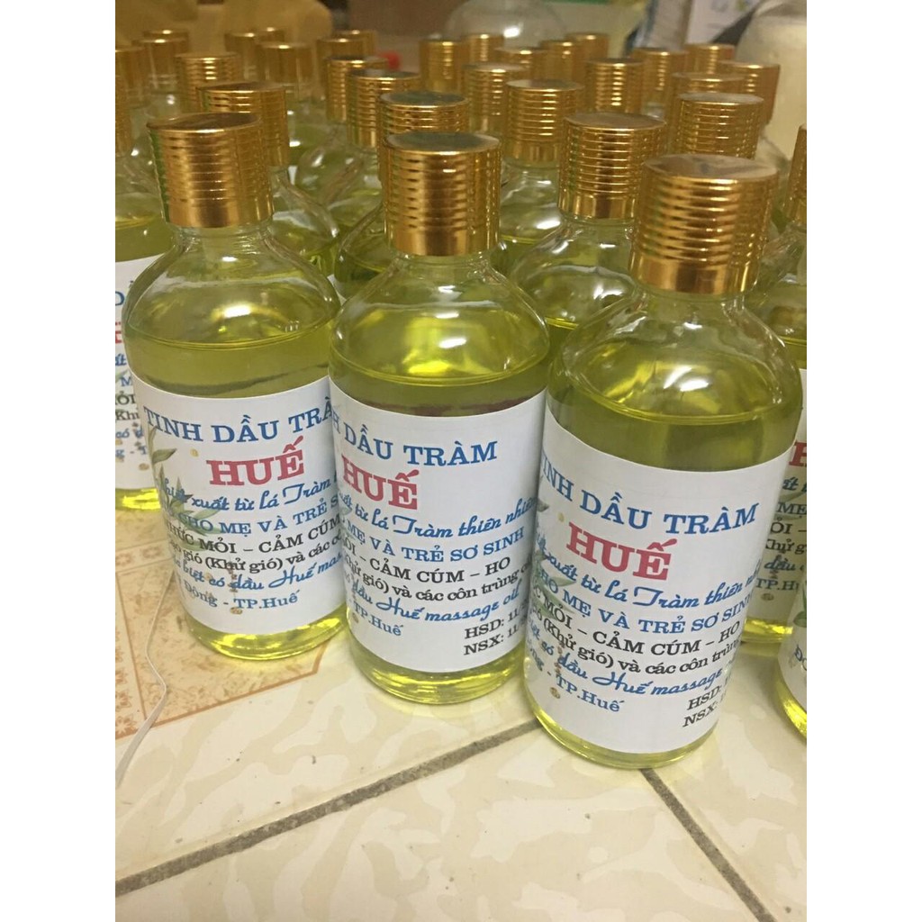 (ĐỔ SỈ GIÁ RE) 10 chai Tinh dầu 50ML - 30 ML tràm Huế nguyên chất (hàng loại 1)