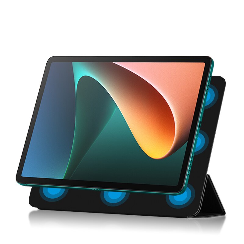 Ốp Bao Da Máy Tính Bảng Từ Tính Có Ngăn Đựng Bút Cho Xiaomi Mipad5 Mi Pad 5 Pro / Pad5 11 Giá Đỡ