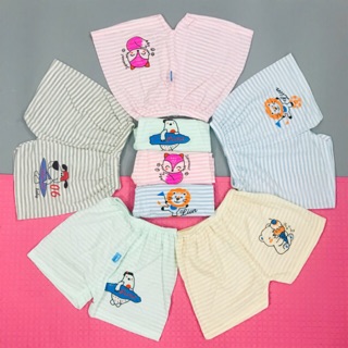 Set 5 quần cộc cho bé sơ sinh chất cotton