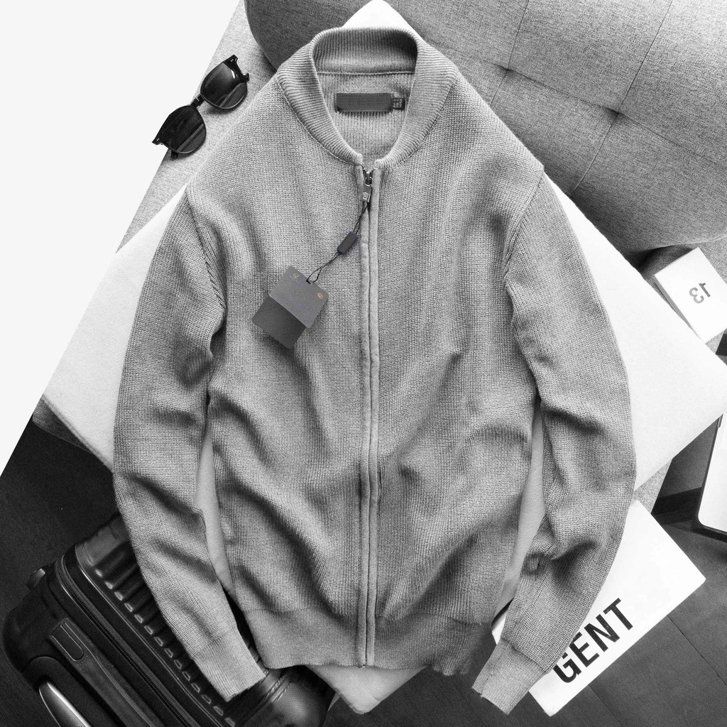 Áo Khoác Len Cardigans Nam Massimo Dutti 3 màu cổ tròn hàng xuất cao cấp