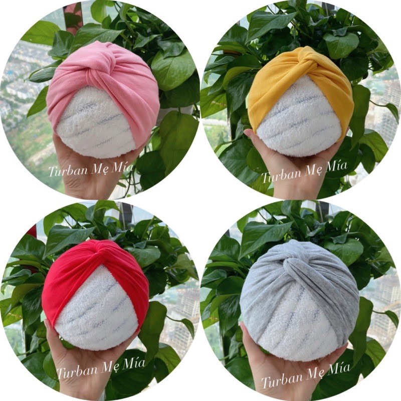 MŨ TUBAN CHO BÉ RẺ ĐẸP - CHẤT COTTON MỀM MỊN - VỪA SÀNH ĐIỆU VỪA CHE THÓP CHO BÉ