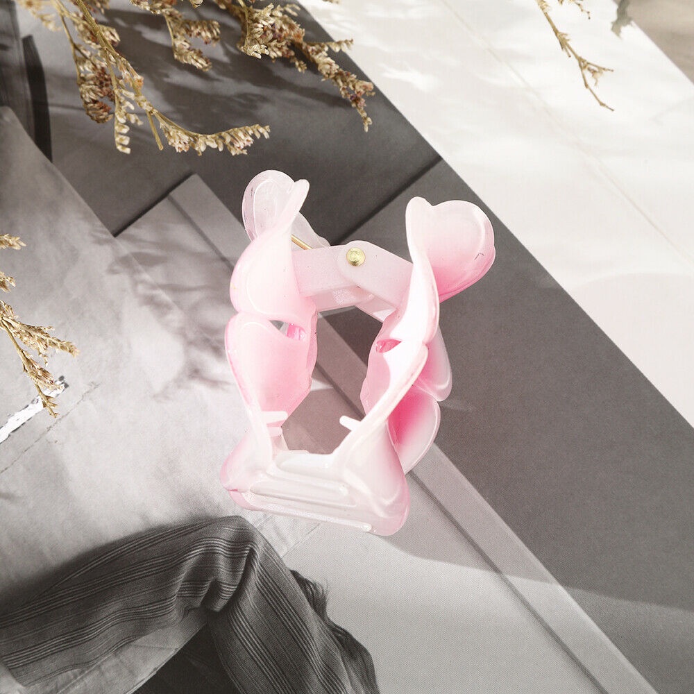 Kẹp tóc Haimeikang mặt hình hoa màu gradient phong cách Hàn Quốc dễ thương cho nữ