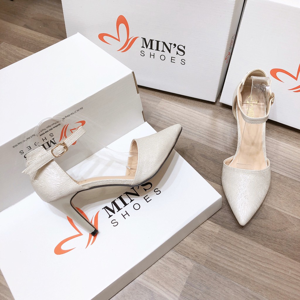 Min's Shoes - Giày Xăng Đan K05 Kem Nhũ