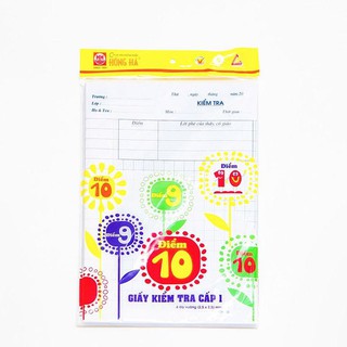 Bao bì kiểm tra học sinh ô ly và kẻ ngang